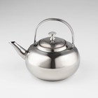 Чайник из нержавеющей стали «Гретель», 1,6 л, металлическое сито, цвет хромированный - фото 318098408