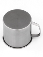 Кружка Доляна «Мэйли», 700 мл, d=10.3 см, толщина 0.33 мм, нержавеющая сталь, хромированная - Фото 4