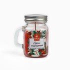 Ароматическая свеча в банке «Ярких ощущений», цветочный, 8.5×7.2 см - Фото 3