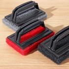 Щётка абразивная с ручкой Доляна, 15×9 см, цвет МИКС - Фото 5