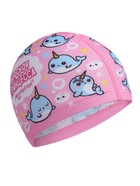 Шапочка для плавания детская ONLYTOP «Нарвалы», тканевая, обхват 46-52 см - Фото 6