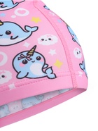 Шапочка для плавания детская ONLYTOP «Нарвалы», тканевая, обхват 46-52 см - Фото 9