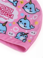 Шапочка для плавания детская ONLYTOP «Нарвалы», тканевая, обхват 46-52 см - Фото 10