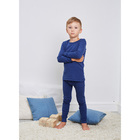 Комплект для мальчиков(джемпер,кальсоны), рост 146 см, цвет синий - Фото 2