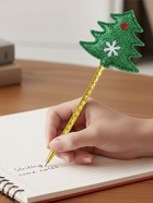 Ручка-прикол Calligrata «Ёлочка», синий стержень, шариковая, МИКС - Фото 2