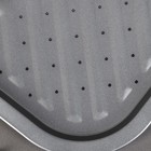 Противень перфорированный Доляна «Жаклин, Прямоугольник», 35×1,5 см, с антипригарным покрытием - Фото 3