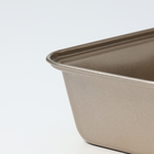 Форма для выпечки Доляна «Рэнди», 25×13×6 см, антипригарное покрытие, цвет коричневый - Фото 3