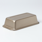 Форма для выпечки Доляна «Рэнди», 25×13×6 см, антипригарное покрытие, цвет коричневый - Фото 5
