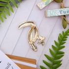 Брошь «Тукан» тропический, цветная в золоте - Фото 3