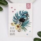 Брошь «Фламинго» с красивым крылом, цвет черный в золоте - Фото 2