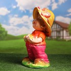 Садовая фигура "Мальчик с цветком средний", 23х25х47см, МИКС - Фото 5