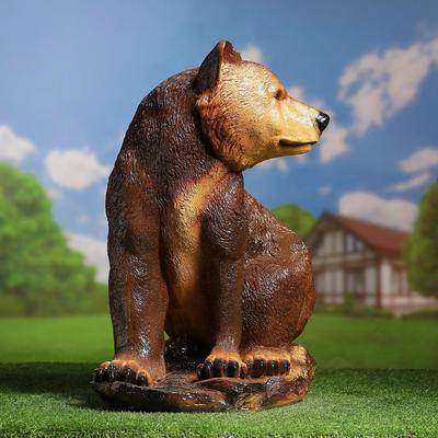 Садовая фигура из гипса «Медведь большой», 40×50×48 см