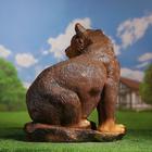 Садовая фигура "Медведь сидя большой" коричневый, 40х50х48см - Фото 6