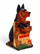 Садовая фигура из гипса «Овчарка на заборе», 20×22×37 см - Фото 5