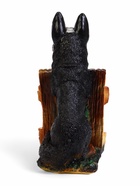 Садовая фигура из гипса «Овчарка на заборе», 20×22×37 см - Фото 3