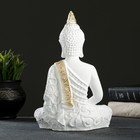 Фигура "Будда малый" 16х9х23см бело-золотая - фото 8400593