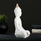 Фигура "Будда малый" 16х9х23см бело-золотая - фото 8400594
