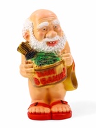 Садовая фигура из гипса «Банщик», 32×35×60 см - Фото 4