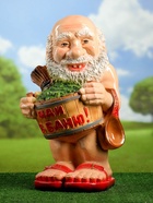 Садовая фигура из гипса «Банщик», 32×35×60 см - Фото 9