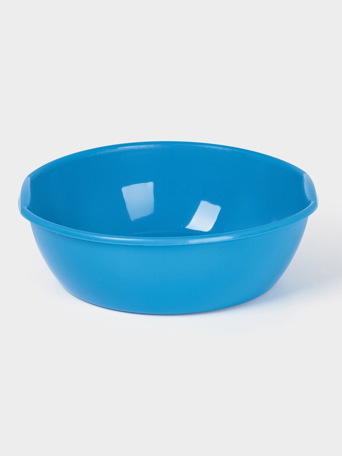 Таз хозяйственный круглый, 5 л, пластик, МИКС - Фото 1