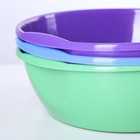 Таз хозяйственный круглый, 5 л, пластик, МИКС - Фото 7