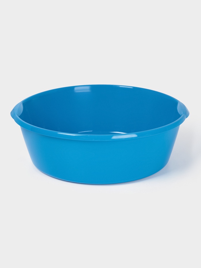 Таз хозяйственный круглый, 20 л, пластик, МИКС - Фото 1