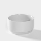 Бульонница Добрушский завод «Бельё», 300 мл, d=10.5 см, фарфор, белая - Фото 3