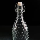 Бутыль стеклянная для соусов и масла с бугельным замком «Ризотто», 1 л, 8×8×30 см - фото 4247990