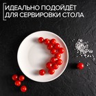 Тарелка фарфоровая обеденная Доляна White Label, d=20 см, цвет белый - Фото 4