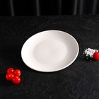 Тарелка фарфоровая обеденная Доляна White Label, d=20 см, цвет белый - Фото 8