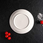 Тарелка фарфоровая обеденная Доляна White Label, d=20 см, цвет белый - Фото 10