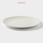 Тарелка Доляна White Label, d=22.6 см, фарфор, белая 3602559