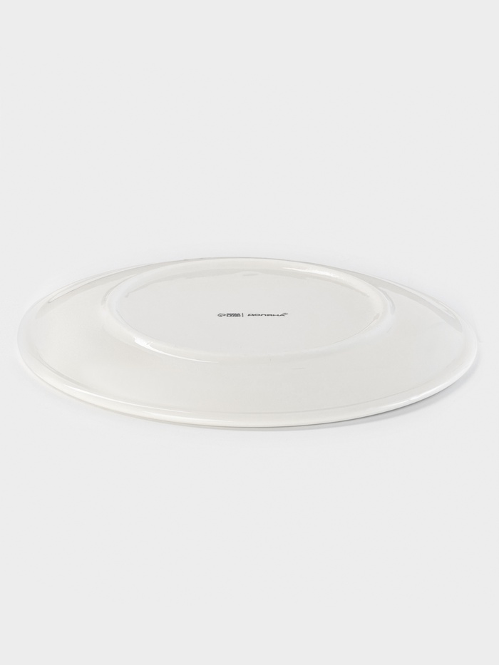 Тарелка Доляна White Label, d=22.6 см, фарфор, белая - фото 114200472 Тарелка Доляна White Label, d=22.6 см, фарфор, белая - фото 114200472