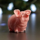 Мыло фигурное "Свинка стоит" розовая75гр - Фото 1