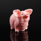 Мыло фигурное "Свинка стоит" розовая75гр - Фото 2