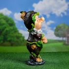 Садовая фигура из гипса «Гном-лесовик», 38×19×20 см - Фото 5