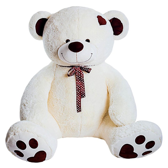 Мягкая игрушка «Медведь Тони», 90 см, цвет белый - фото 1906937026