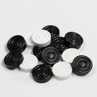 Шашки, настольная игра, d=3 см, h=0.9 см - Фото 4