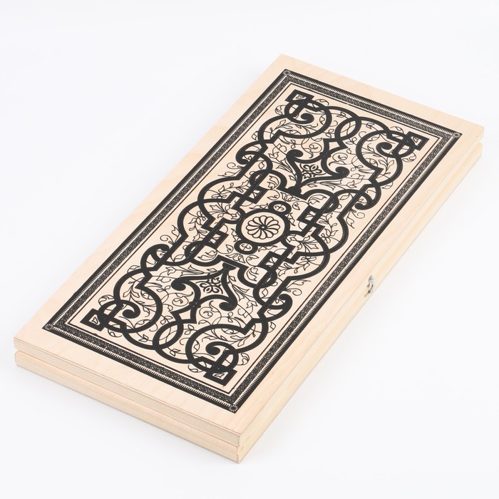 Нарды деревянные большие, настольная игра «Восток», 50×50 см - Фото 1