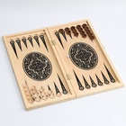 Нарды деревянные большие, настольная игра «Восток», 50×50 см - Фото 3