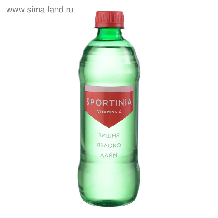 Напиток SPORTINIA VITAMINE C Вишня /Яблоко /Лайм, 0,5 л. - Фото 1