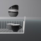 Корзина сетчатая навесная на полку Доляна, 40×25.5×14 см, белая - Фото 6