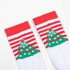 Гольфы Крошка Я "Новый год", белый/красный, 10-12 см - Фото 3