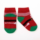 Носки Крошка Я "Санта" 8-10 см, 100% хлопок - Фото 2