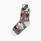 Носки женские шерстяные "Снеговик" цвет песочный, размер 23 - Фото 4