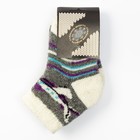 Носки детские шерстяные «Самолётик», цвет серый, размер 14 - Фото 3