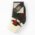 Носки детские шерстяные «Пташки», цвет серый, размер 14 - Фото 3