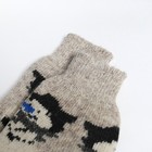 Носки мужские шерстяные «Снеговик», цвет серый, размер 25 - Фото 2