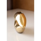 Ваза керамическая "Губы", настольная, золотая, 10 см - Фото 3