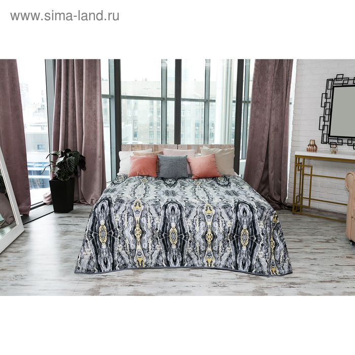Покрывало Этель Минералы 2 сп. Яшма 180х220 см, микрофибра 100% п/э - Фото 1